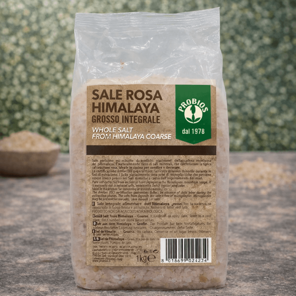 Sel rose de l'Himalaya à gros grains complet